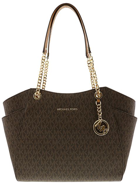 michael kors jet set large chain shoulder|Michael Kors tote bag.